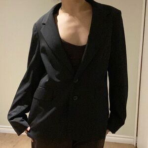 Classic Black Women's Fitted Blazer